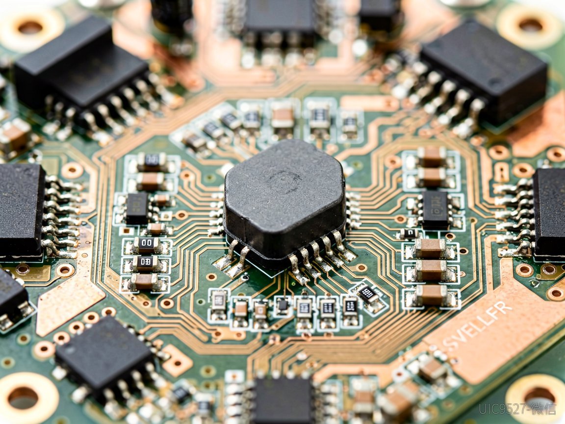 AH3300升压充电IC:从温漂与EMI看小批量试产的可靠性门槛 PCB电路板特写展示功率回路布局细节(AI 生成)