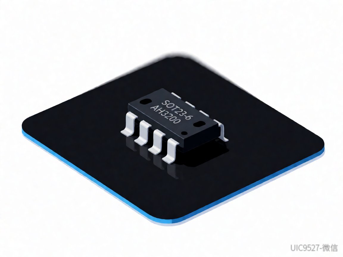 AH3200 输入40V输出1A效率90%,关键参数一次讲透AH3200 DCDC降压IC AH3200芯片SOT23-6封装特写(AI 生成)