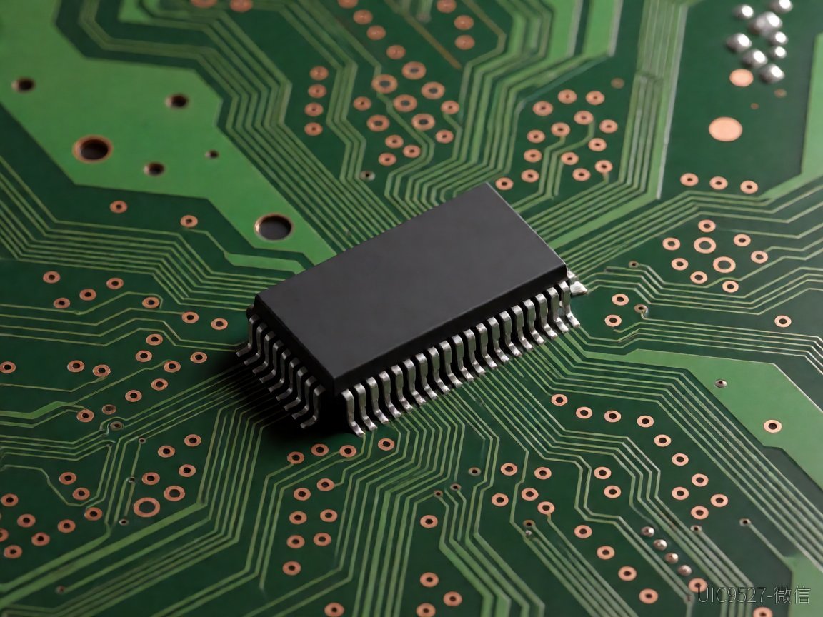 AH82501的封装和老PCB布局打架,这板子还能不能救?AH82501 DCDC降压IC 近距离拍摄的SOP-8芯片安装在绿色PCB板上,可见铜线和焊盘(AI 生成)