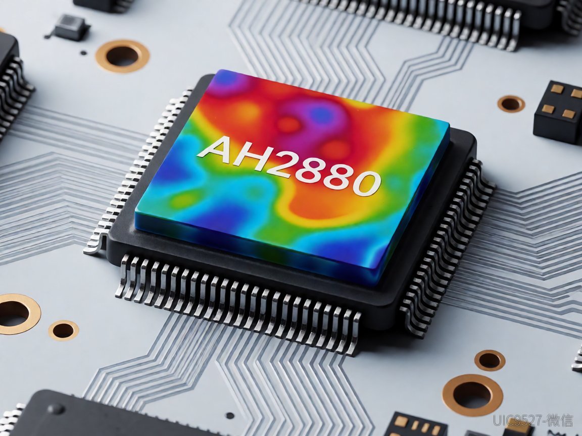 AH2880实测:7V-38V输入范围内效率与温漂表现揭示选型关键AH2880 DCDC降压方案 AH2880芯片电路板热成像测试(AI 生成)