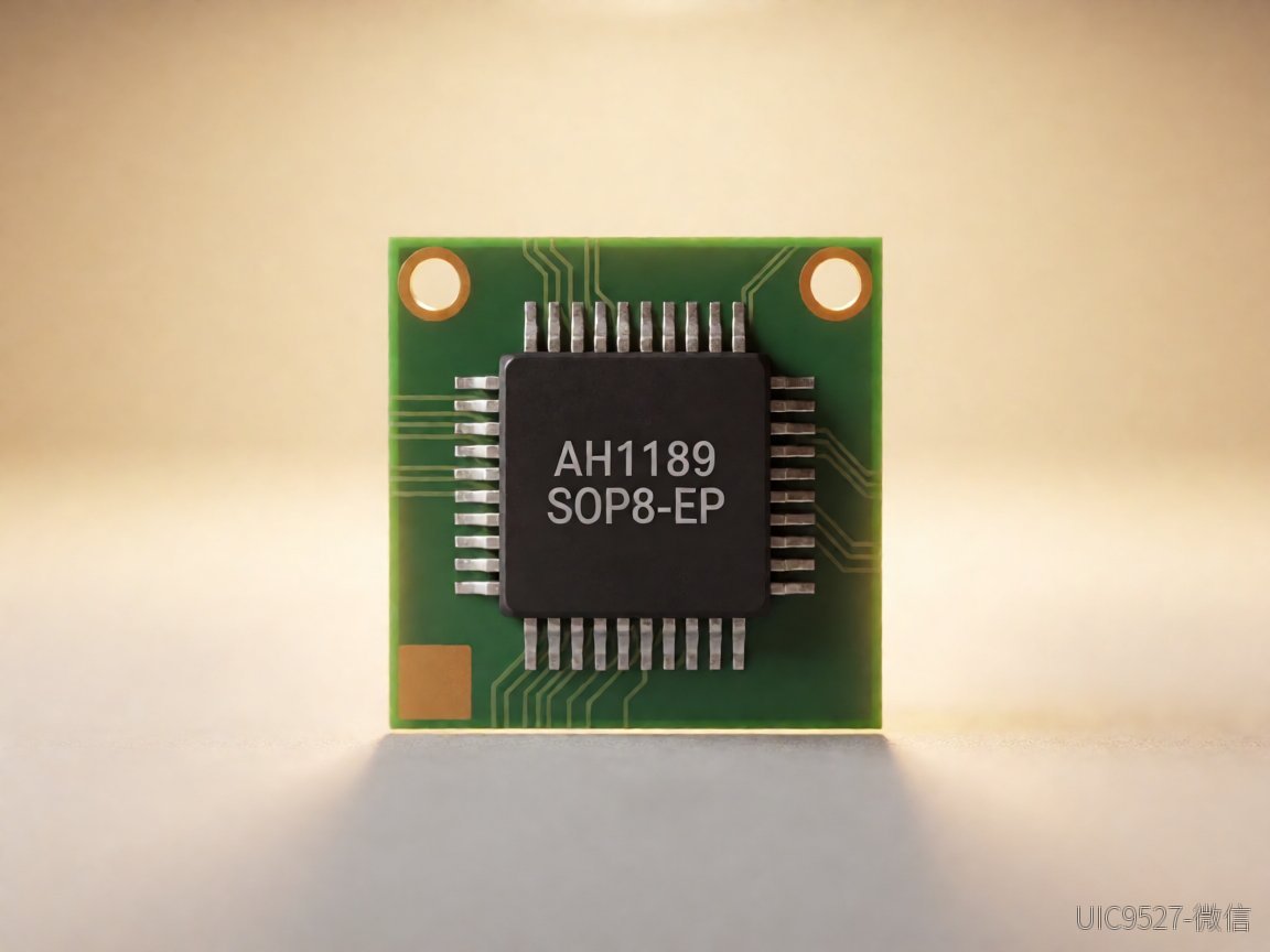 AH1189 LED背光驱动芯片:通信模组集成下的国产替代与备料策略AH1189 LED背光驱动芯片 SOP8-EP芯片特写在绿色PCB板上(AI 生成)