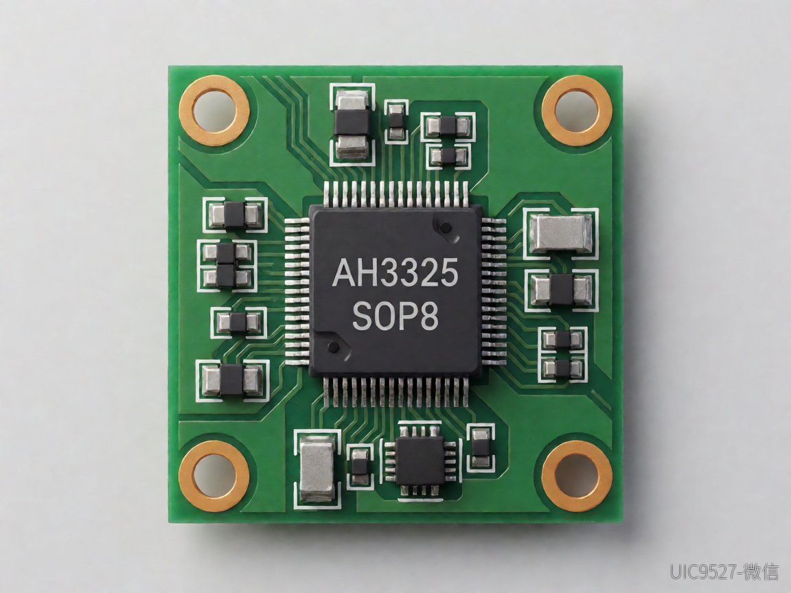 3款同类芯片实测对比:AH3325在工业场景的供货与性能真相AH3325 4.2V LED恒流3mA 绿色电路板上黑色的SOP8封装芯片特写(AI 生成)