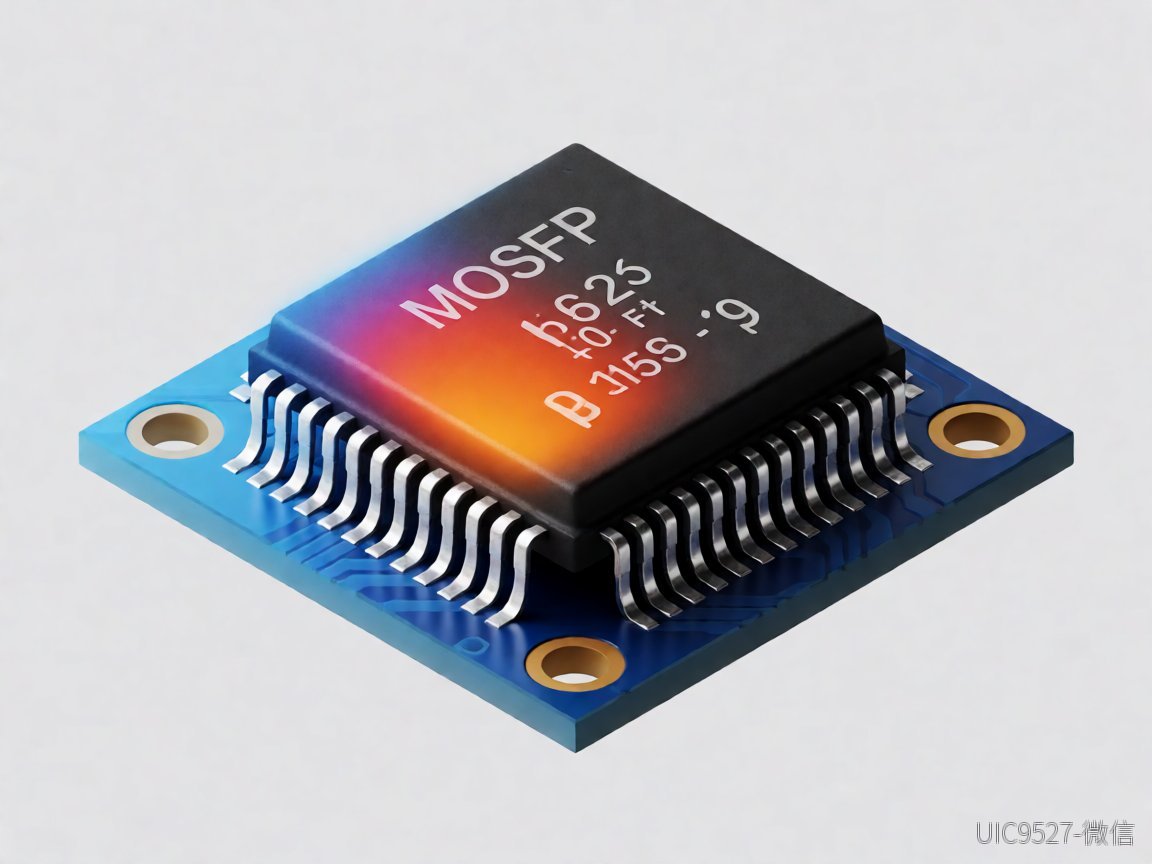 车载快充MOS选型实录 —— 从AH60N03D交期波动看备货窗口风险AH60N03D N沟道MOS方案 黑色MOS管芯片特写,带有蓝橙渐变色温光晕(AI 生成)