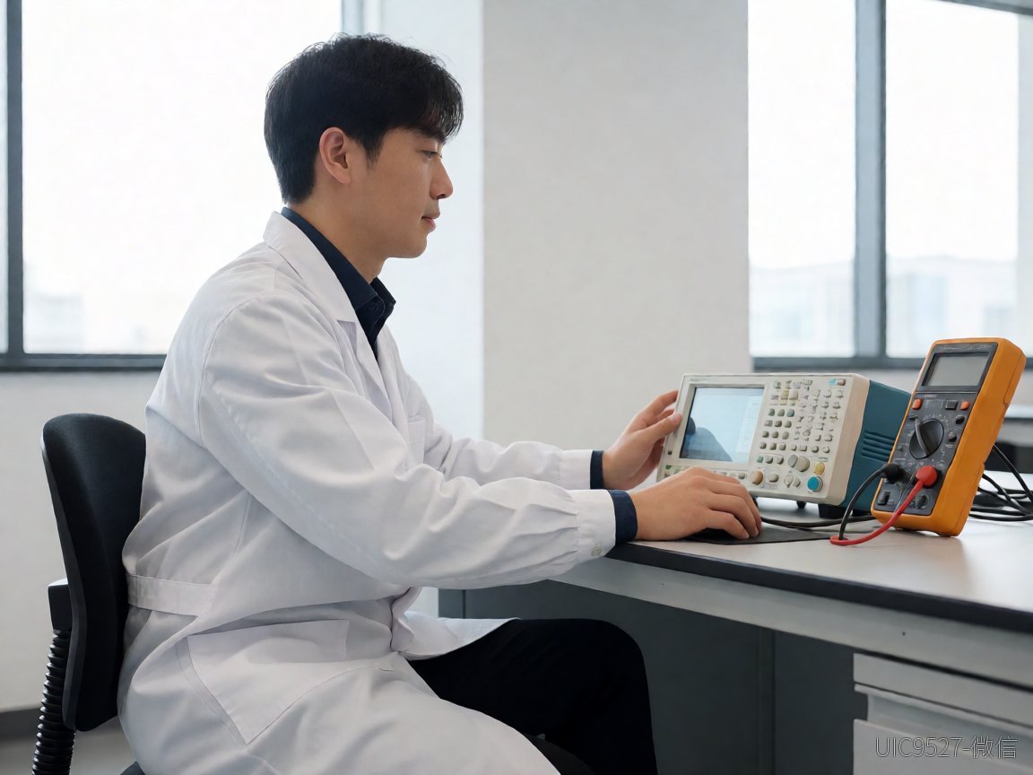 停产断货被卡脖子?AH8223L替代选型踩过的坑你最好提前知道AH8223L 电容触摸芯片 工程师在实验室进行ESD静电放电测试,示波器显示波形(AI 生成)